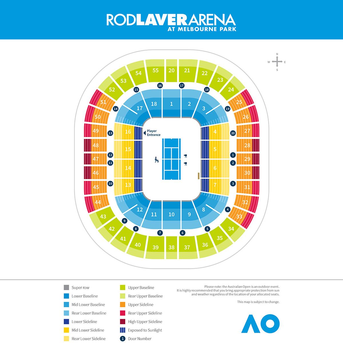 Australian Open 2027 Men's & Women's Finals Package with Reserved Seating & Langham Melbourne Stay by  3