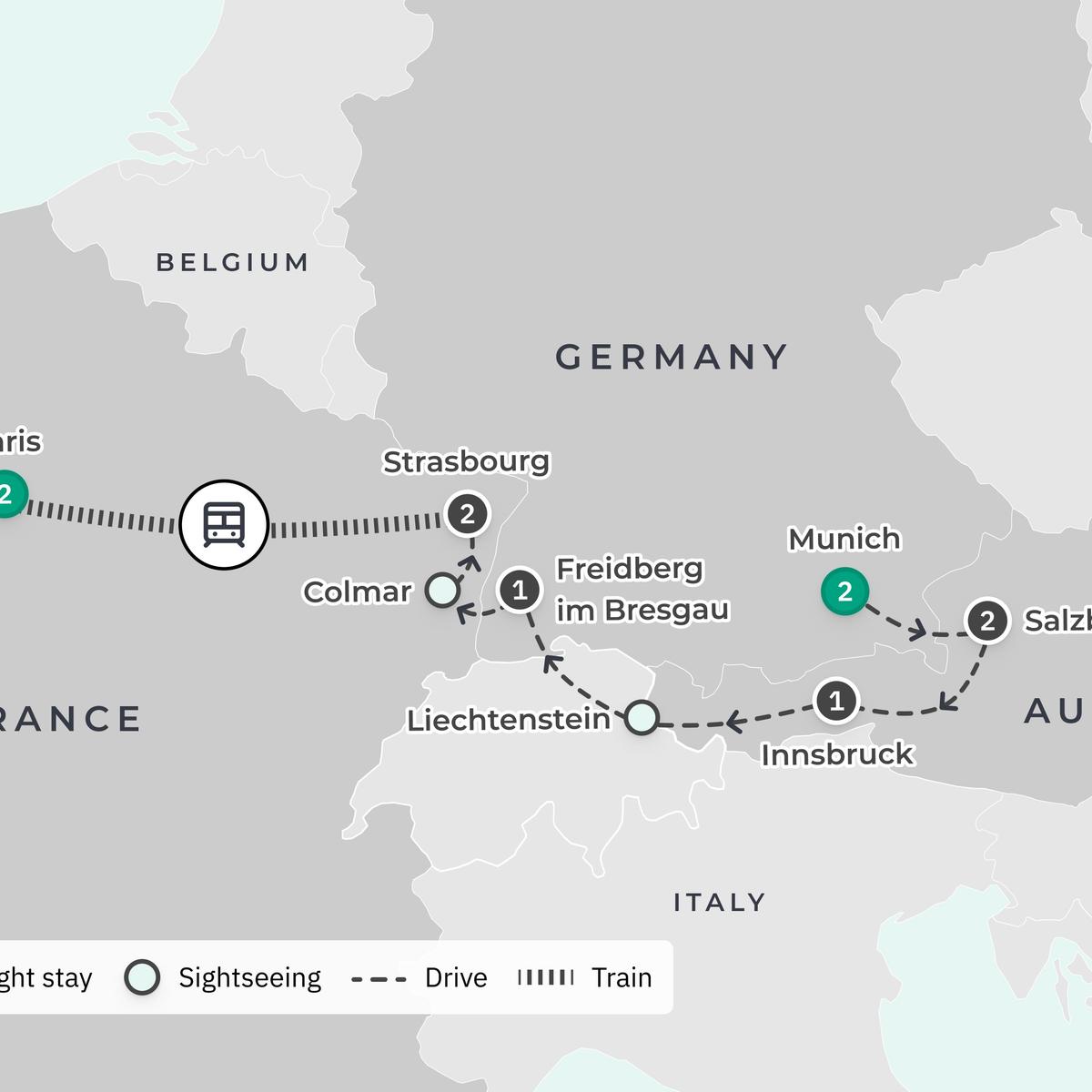 Deluxe 11-Day Europe Christmas Markets of Bavaria, Austria & France by  3