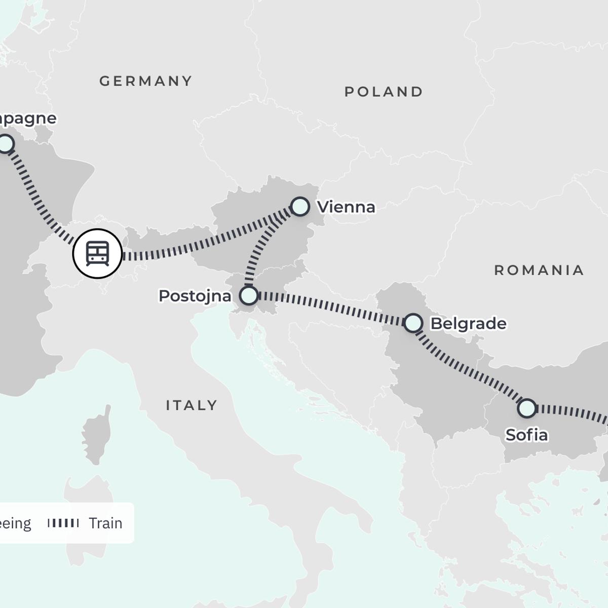 Paris to Istanbul All-Inclusive Ultra-Lux Golden Eagle Rail Journey with Champagne Tour by  3