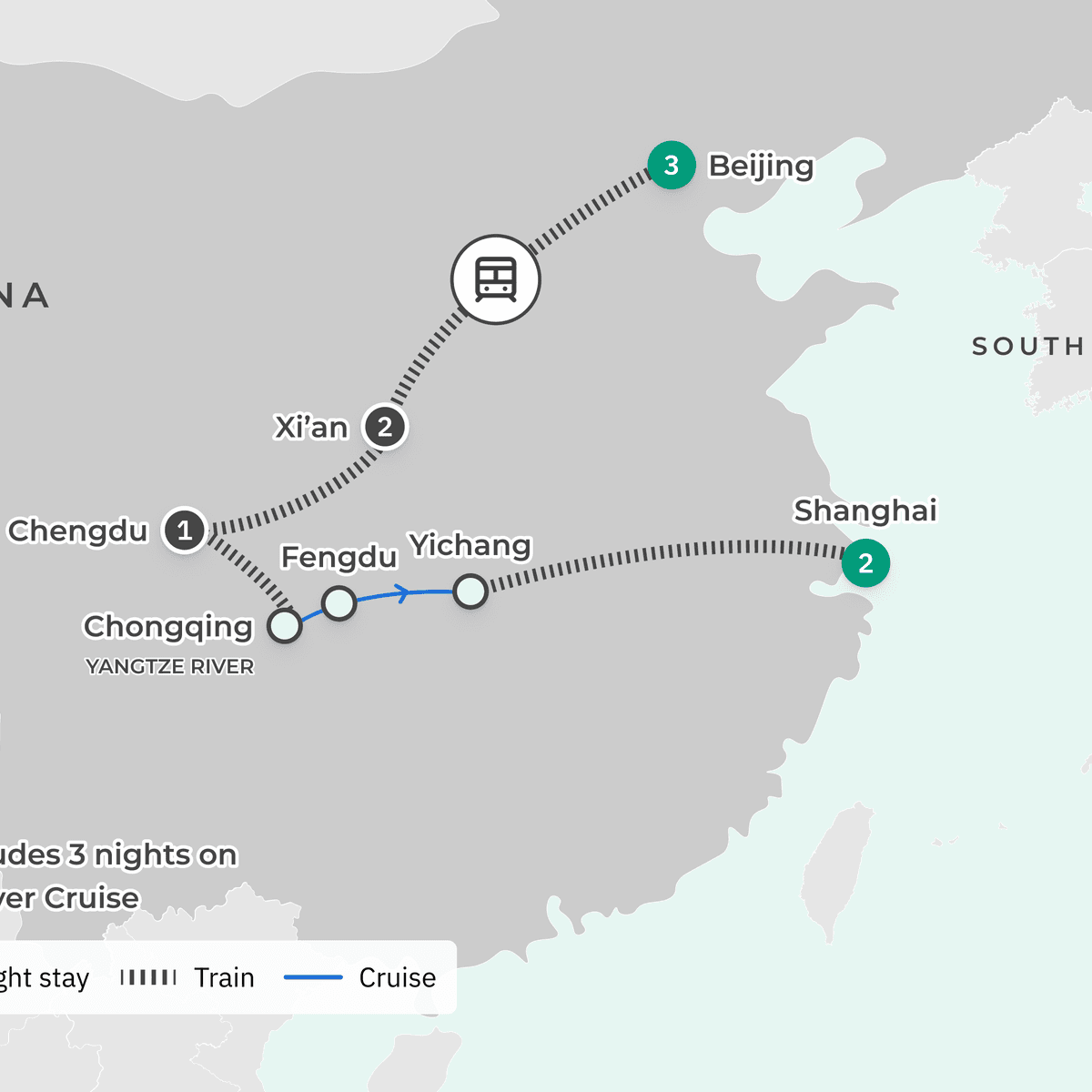 Premium 12-Day China Highlights with Great Wall of China, Bullet Train Journeys & Shangri-La Luxury Stays by  3
