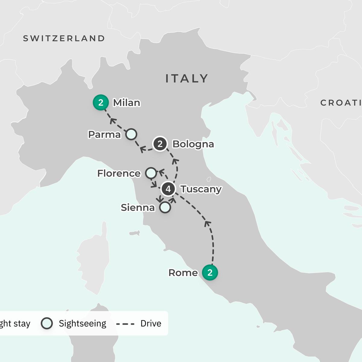 Deluxe 11-Day Italy Culinary Journey with Tuscany Villa Stay, Michelin-Starred Dining & Street Food Tours by  2