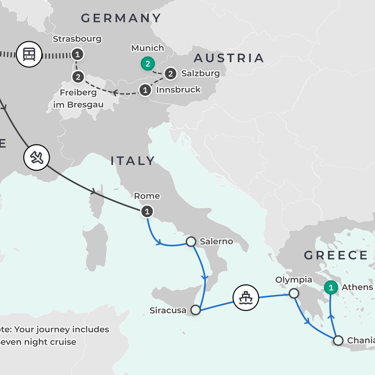 Limited Time Offer: 19-Day Europe Christmas Markets of Bavaria, Austria & France + Azamara Mediterranean Cruise by  3