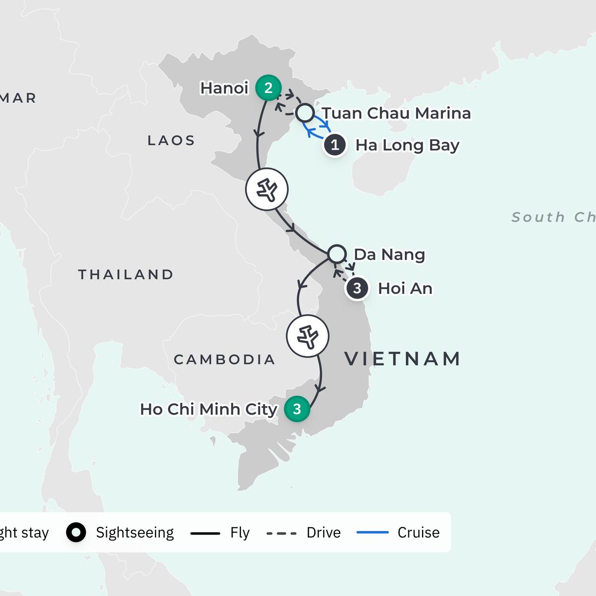 Deluxe 10-Day Vietnam Highlights with Ha Long Bay & Hoi An by  2