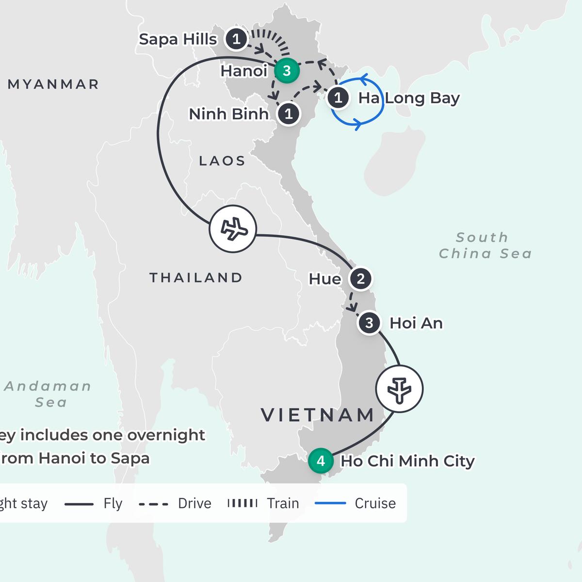 Deluxe 17-Day Ultimate Vietnam with Sapa, Hue & Hoi An 2026 by  3