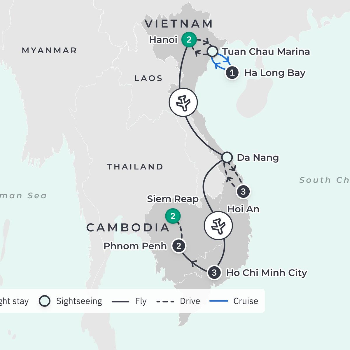Deluxe 14-Day Vietnam & Cambodia Discovery with Hoi An, Ha Long Bay & Siem Reap by  2