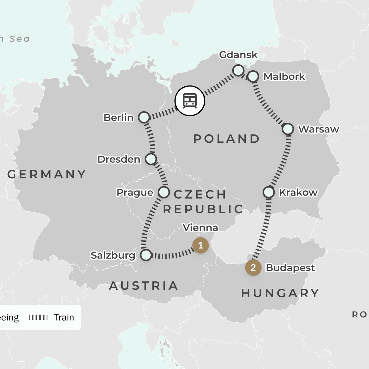 Eastern Europe Ultra Lux Golden Eagle Rail Journey with Private Concerts & Exclusive Off-Train Experiences by  3