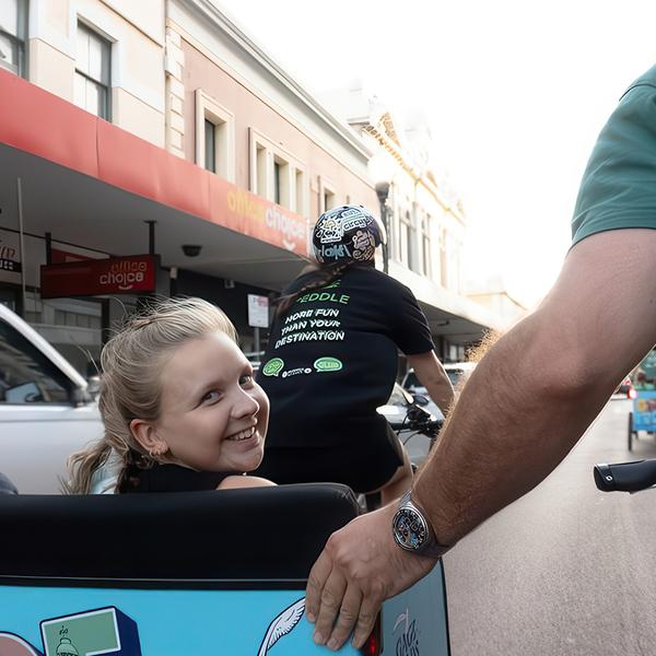 1.5-Hour Guided Rickshaw Tour of Perth CBD with Street Art Visits & Return Transfers to WA Museum Boola Bardip 7