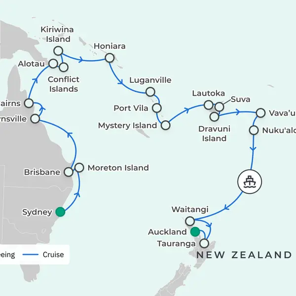 Australia, Papua New Guinea, Solomon Islands, Tonga, Vanuatu, Fiji & New Zealand, Trusted Partner Tours – Australia, South Pacific & New Zealand,  2