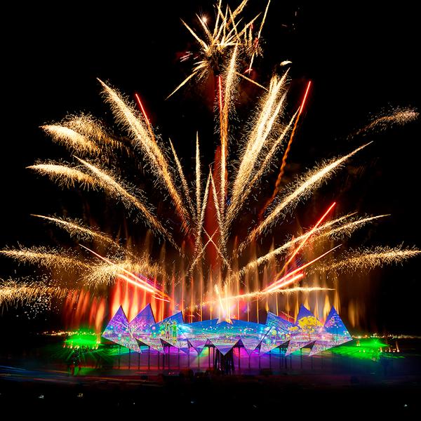 Singapore: Wings of Time Water & Lights Show on Sentosa Island 2