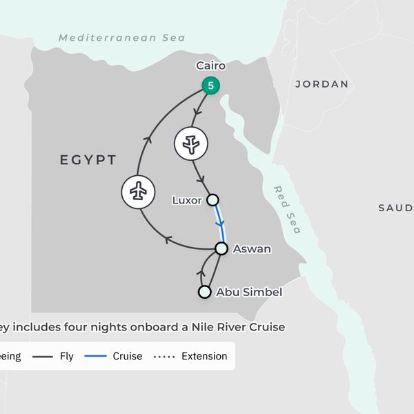 Premium 10-Day Egypt Highlights with Abu Simbel, Aswan & Luxor by  3