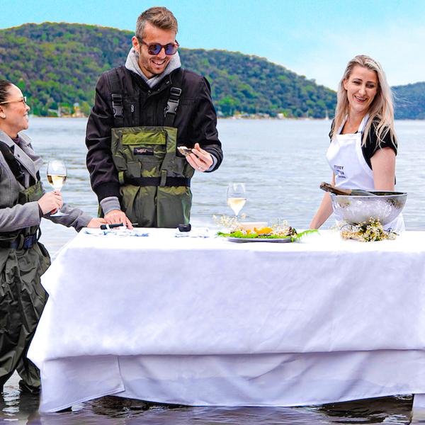 Immersive Oyster Farm Boat Tour & In-Water Dining Experience with Oyster Tasting 1