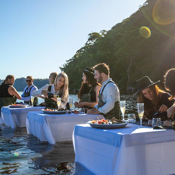 Immersive Oyster Farm Boat Tour & In-Water Dining Experience with Oyster Tasting 5