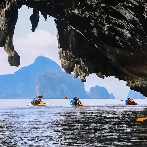 Phuket: Full-Day Phang Nga Bay Sea Caves Kayak Tour with Lunch, Buffet Dinner & Roundtrip Transfers 3