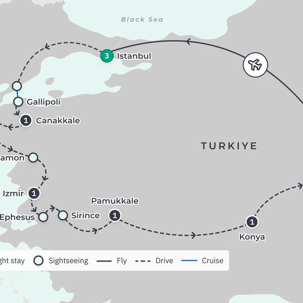 Turkiye Highlights with Cappadocia Cave Stay & Gallipoli Visit by Luxury Escapes Tours 3
