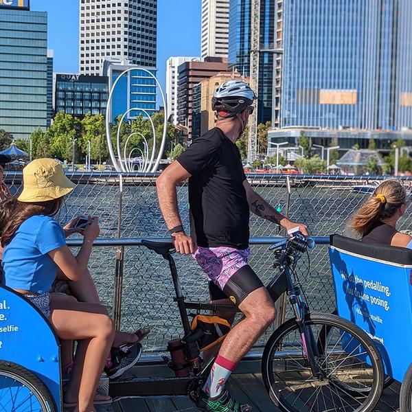 1.5-Hour Guided Rickshaw Tour of Perth CBD with Street Art Visits & Return Transfers to WA Museum Boola Bardip 3