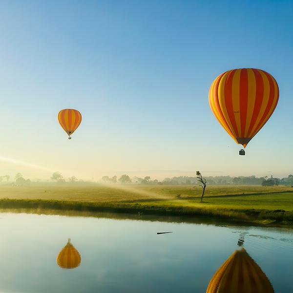 Six-Hour Gold Coast Ballooning Adventure with Glass of Sparkling Wine & Return Transfers 1