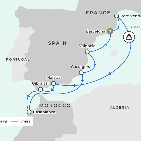 Spain, France & Morocco, Trusted Partner Cruises – Spain & Morocco  ,  2