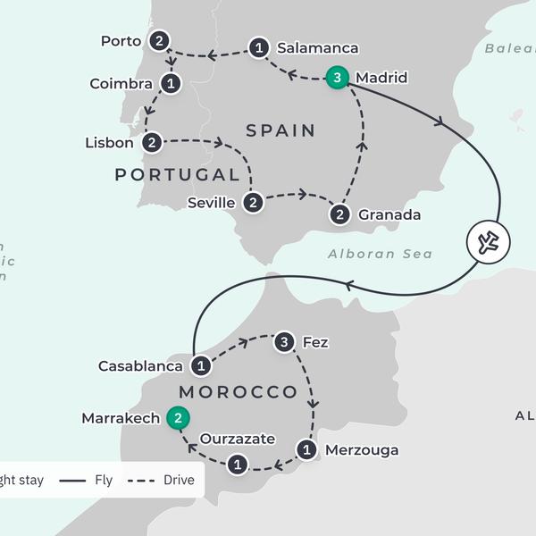Spain, Portugal & Morocco Discovery with Douro River Cruise & Sahara Desert Camp by Luxury Escapes Trusted Partner Tours 3