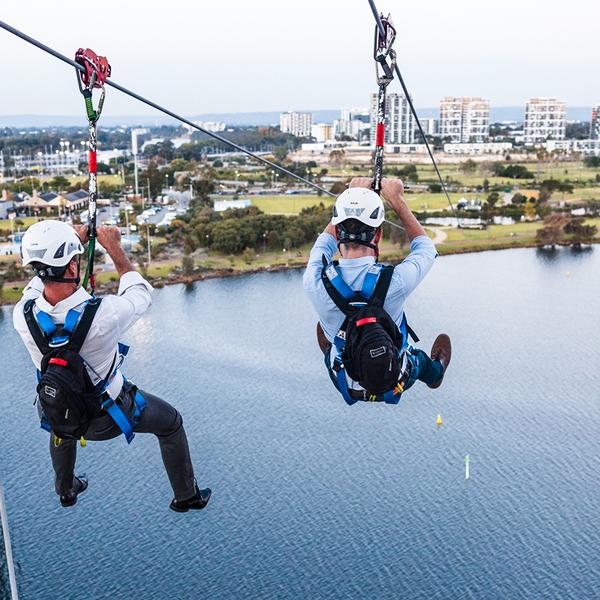 Perth: 1.5-Hour Daytime Zipline Adventure Over Swan River with Souvenir Digital Photos 4