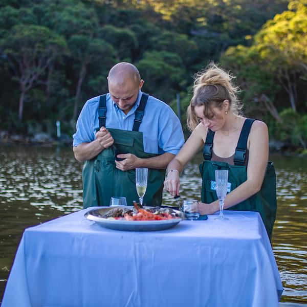 Immersive Oyster Farm Boat Tour & In-Water Dining Experience with Oyster Tasting 4