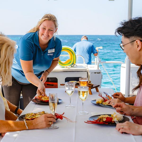 Half-Day Deluxe Fremantle to Rottnest Island Cruise with Seven-Course Seafood Feast, Drinks & Interactive Fishing Experience 3