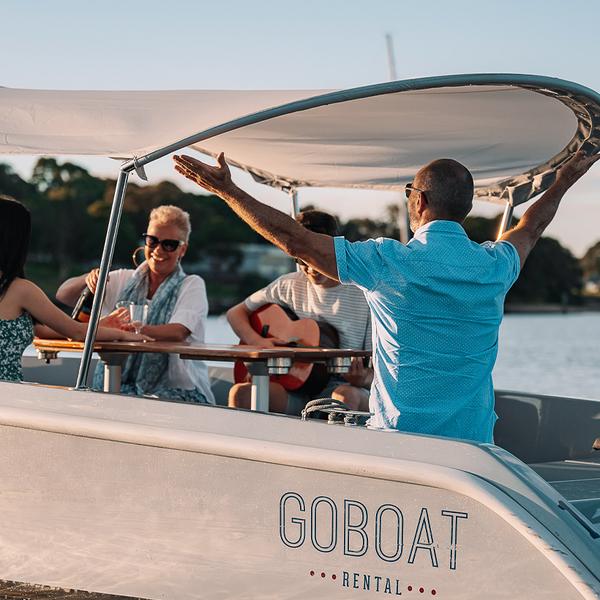 Sydney: Three-Hour Eco-Friendly Boat Hire with Built-in Picnic Table for Up to Eight People 3