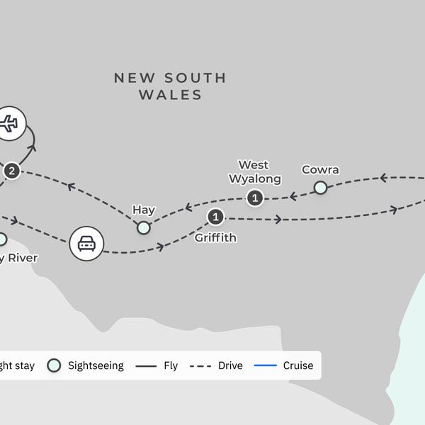 Australian Outback Highlights with Scenic Lake Mungo Flight & Griffith Wine Tasting by Luxury Escapes Trusted Partner Tours 3