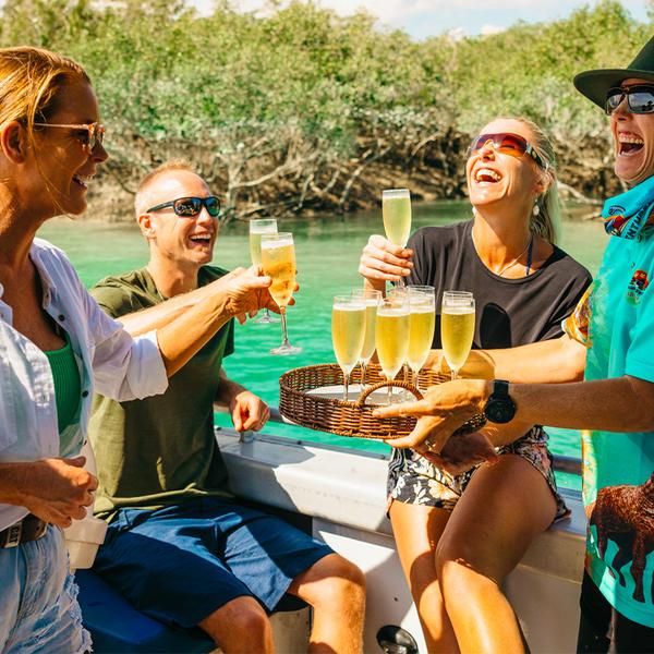 Broome: Four-Hour Eco Cruise with Sparkling Wine, Gourmet Platters & Return Transfers 1