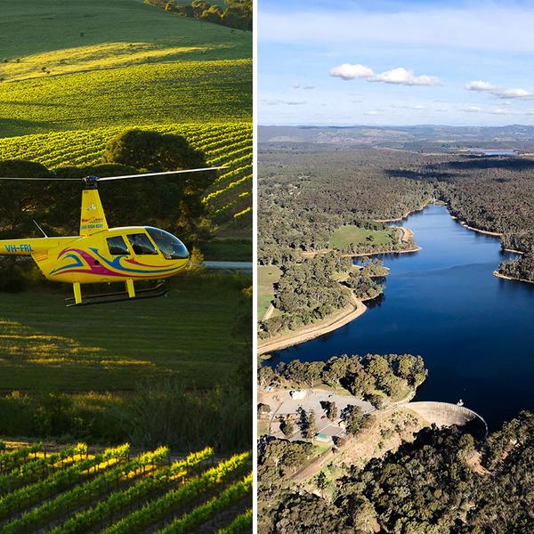 See the Barossa Valley from the sky on a 10-Minute Private Helicopter Flight with Pilot Commentary 3