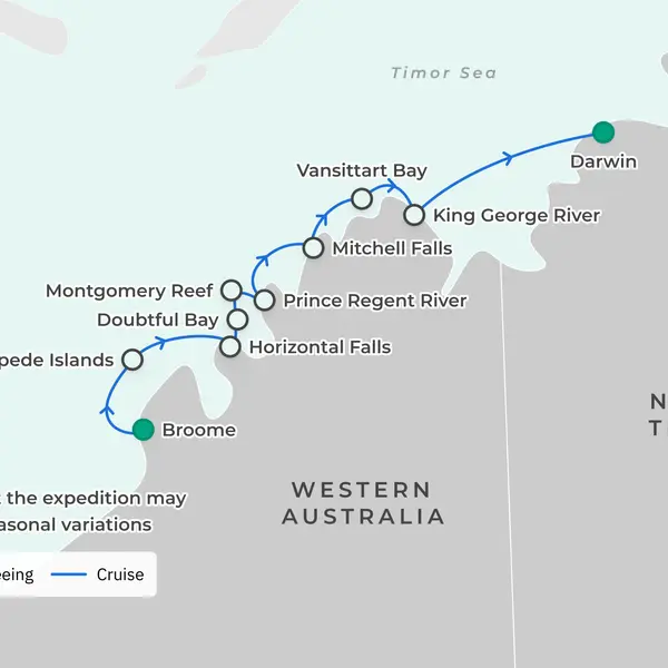 Western Australia & Northern Territory, Trusted Partner Cruises – Western Australia & Northern Territory,  2