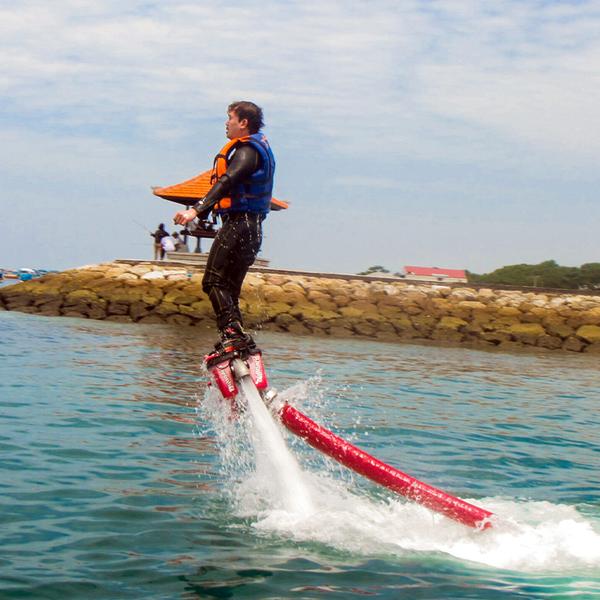 Bali: Half-Day Watersports Package with Fly Boarding, Sea Walker Experience, Doughnut Boat Ride & Private Hotel Transfers 1