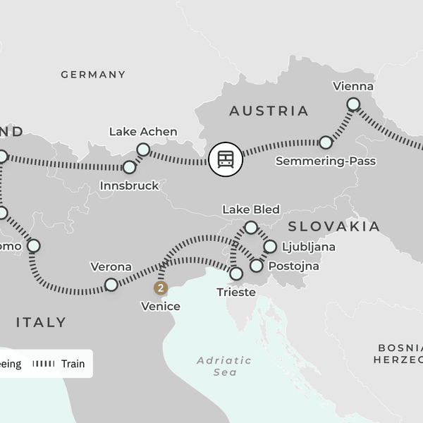 Grand Alpine Express All-Inclusive Ultra Lux Golden Eagle Rail Journey with Swiss Alps & Italian Lakes by  3