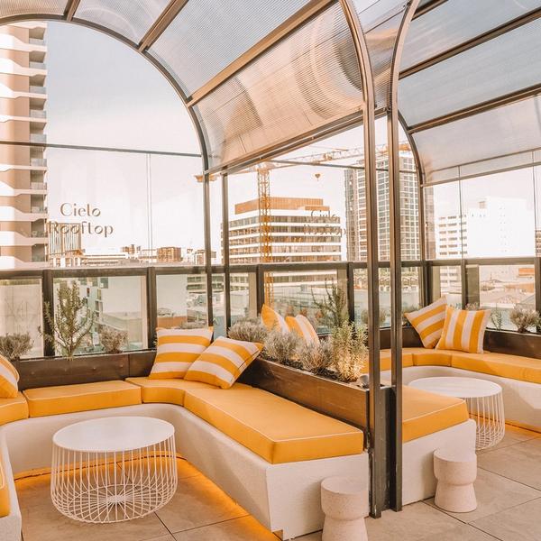 Cielo Rooftop Experience for Two with Cheese Platter, Charcuterie Board & Four Cocktails 7