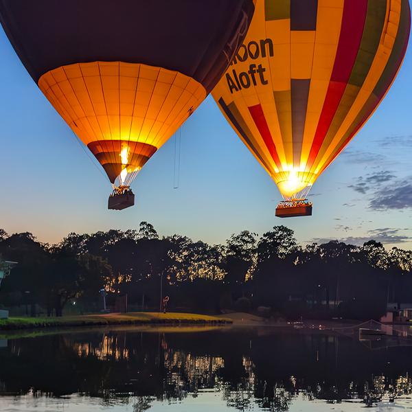 Hunter Valley: Breathtaking Sunrise Hot Air Balloon Weekday Flight with Gourmet Breakfast & Sparkling Wine Tasting 1