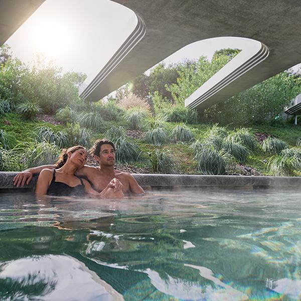 Mornington Peninsula: Luxurious Thermal Bathing & Two-Course Dining Experience with Glass of Wine at Alba Thermal Springs & Spa 1