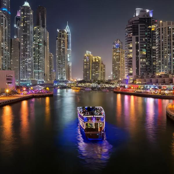 Two-Hour Scenic Dubai Marina Evening Dhow Cruise with an International Buffet Dinner & Hotel Transfers 7
