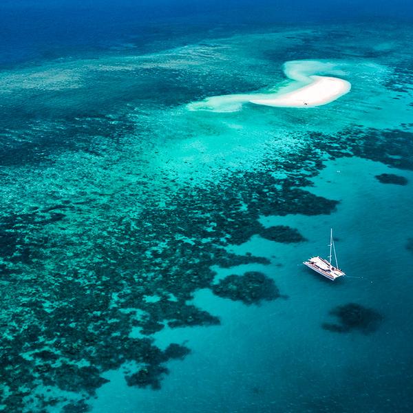Small Group Mackay Coral Cay Luxury Sailing Eco-Tour with Guided Snorkelling & Buffet Lunch 1