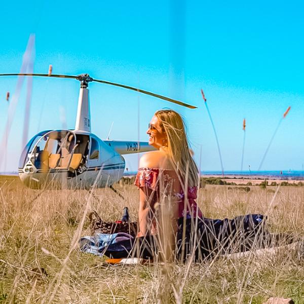 Adelaide: Romantic Helicopter Flight to Mystery Location & Picnic with Cheese Board & Wine  3