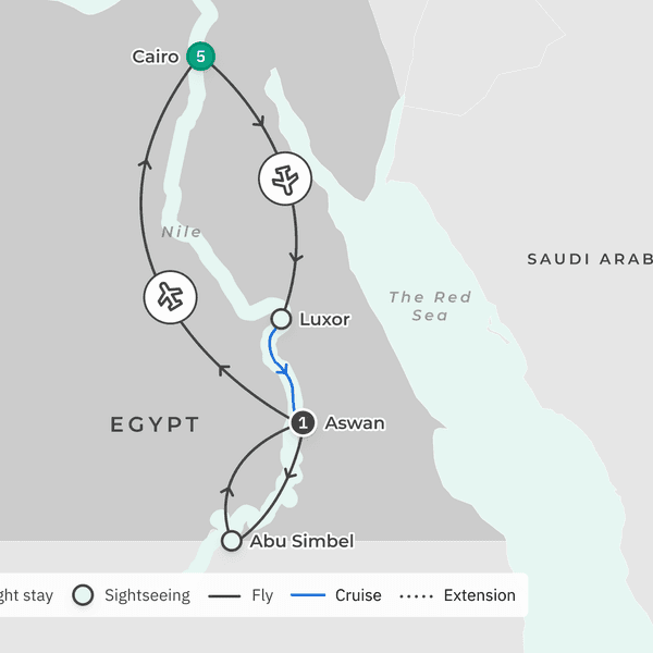 Premium 11-Day Egypt Highlights 2026 with Fairmont Cairo Stay, Abu Simbel & Mövenpick Nile River Cruise by  2