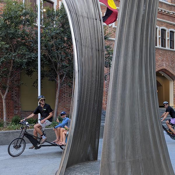 1.5-Hour Guided Rickshaw Tour of Perth CBD with Street Art Visits & Return Transfers to WA Museum Boola Bardip 2