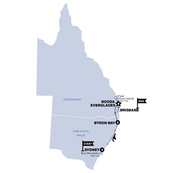 Australia: City to Surf | 2025 - 2026 route map