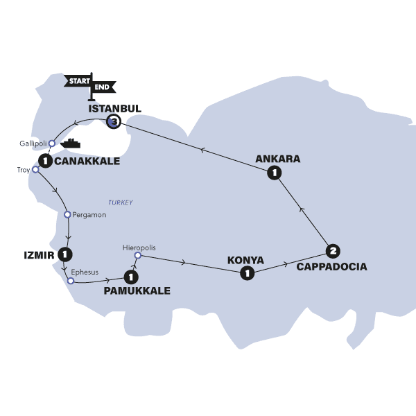 Turkish Delight | 2026 route map