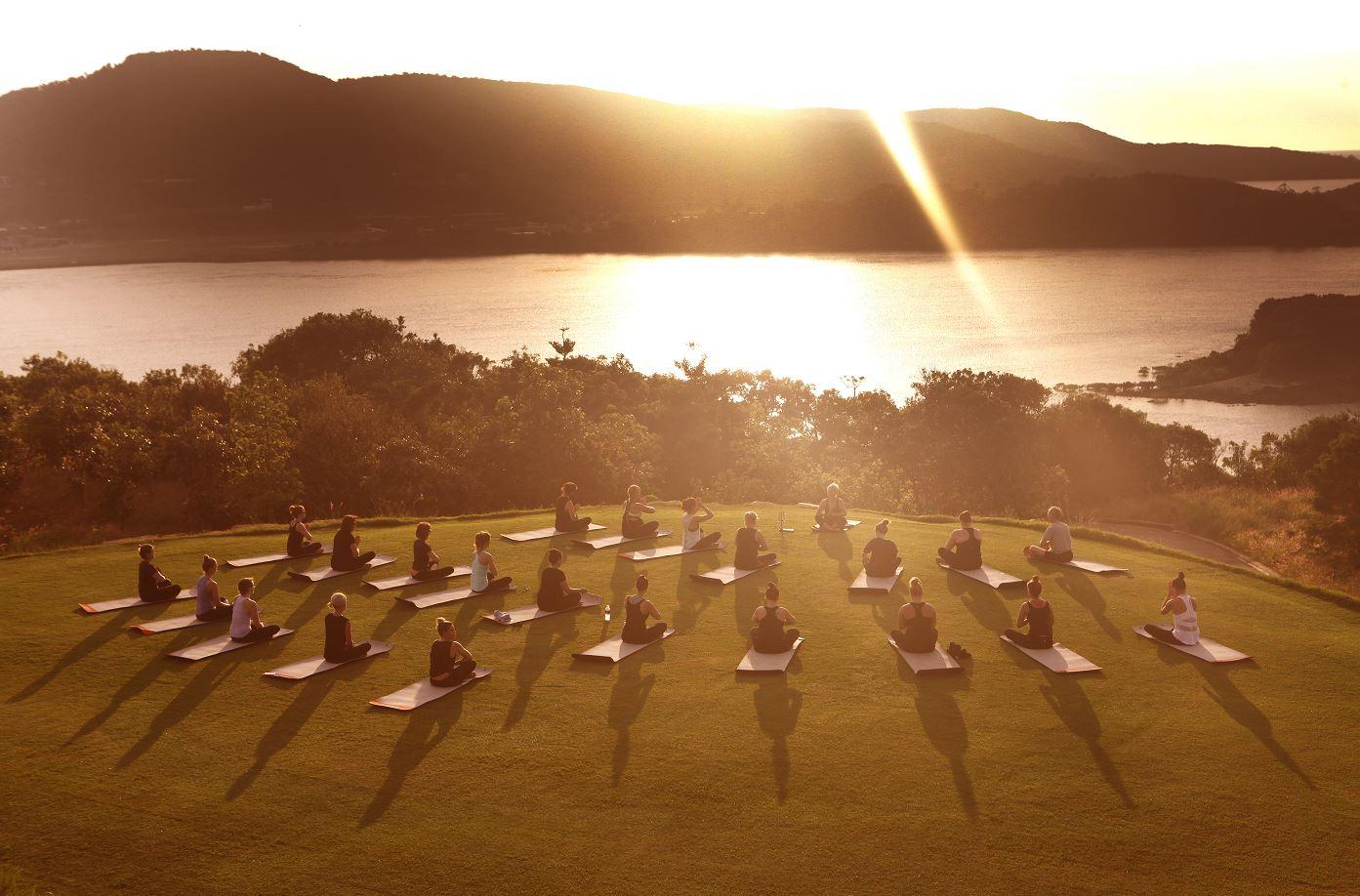 Dent Island yoga