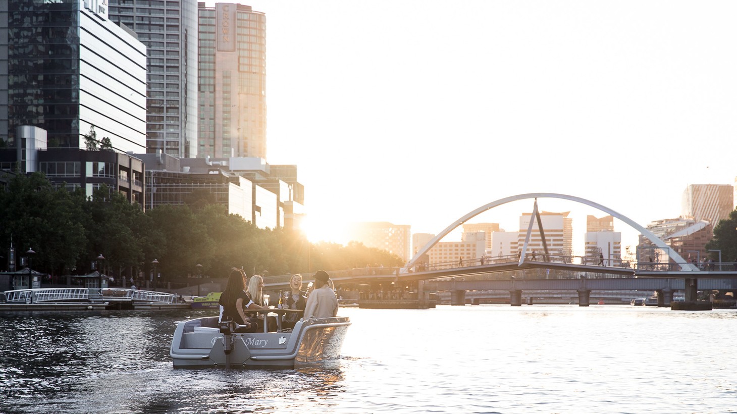 Melbourne: Explore the Yarra River with Three-Hour Electric Boat Hire for  Up to Eight People