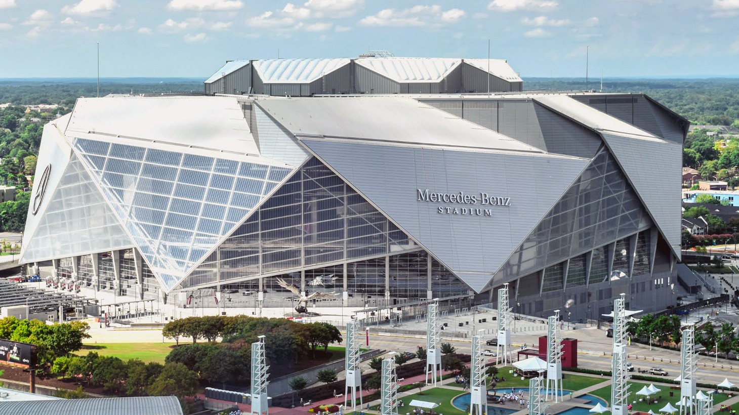 Mercedes-Benz Stadium's roof will be open for Falcons-Packers game