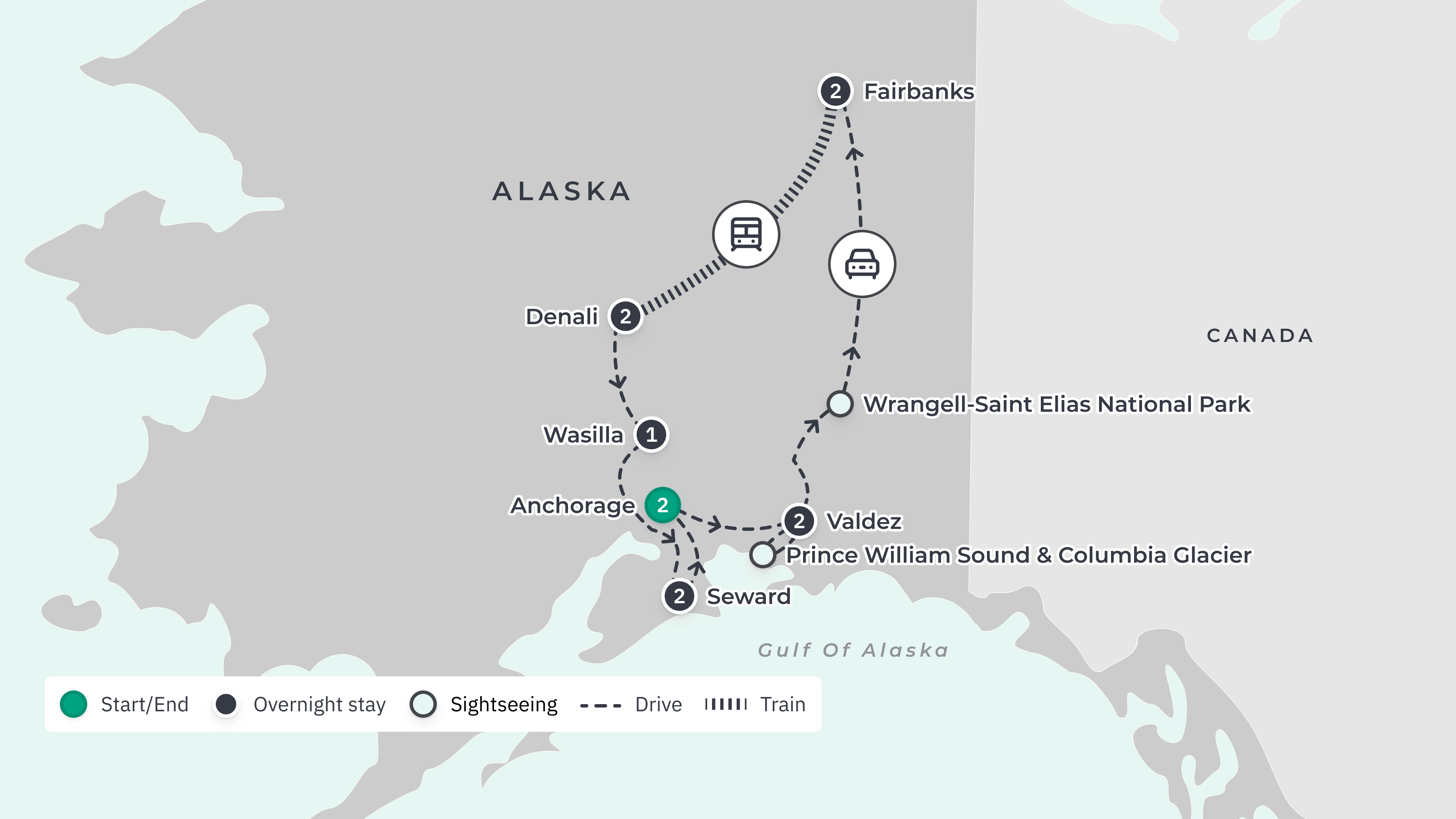 Alaska 2024 & 2025 Wilderness Tour with Prince William Sound Cruise