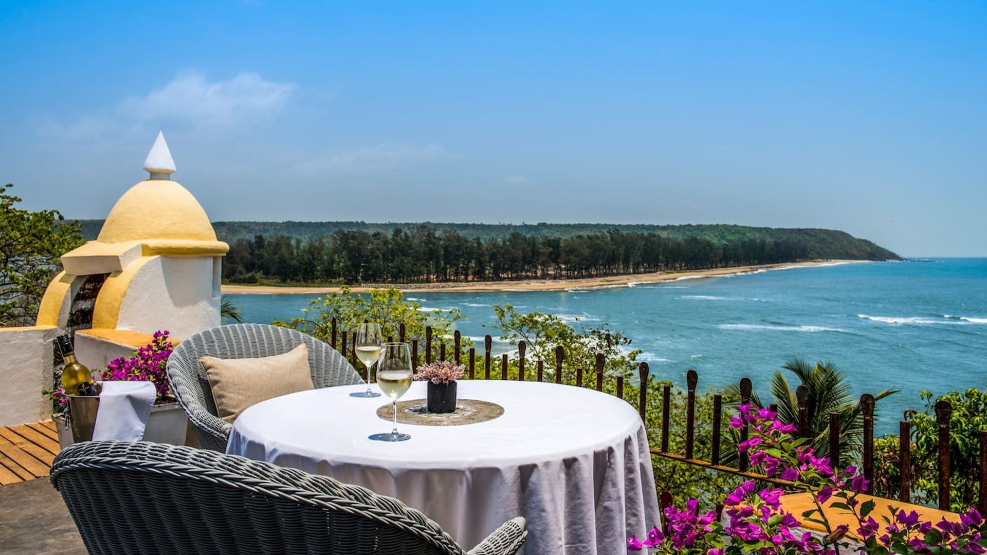 Heritage Clifftop Goa Escape with Arabian Sea Views, Goa, India