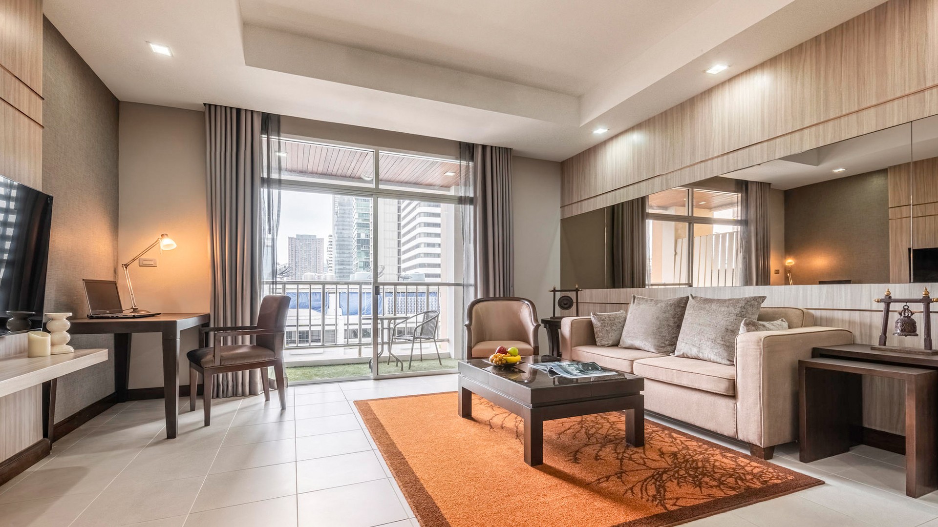Curated visual reference: Fresh Look at Self Contained Suites In Central Bangkok With Rooftop Pool Sauna