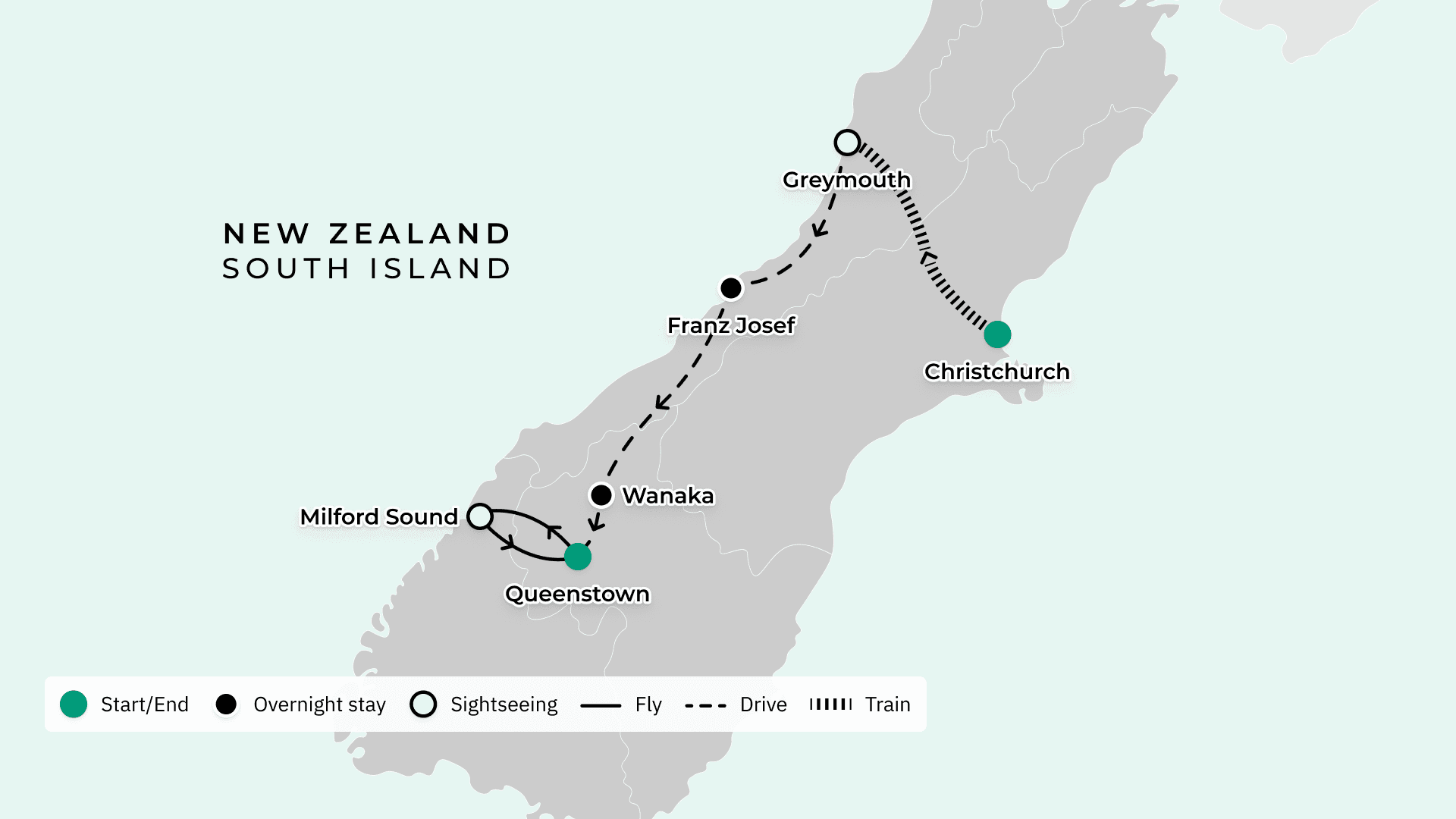 New Zealand's South Island SelfDrive Tour with Luxury Stays