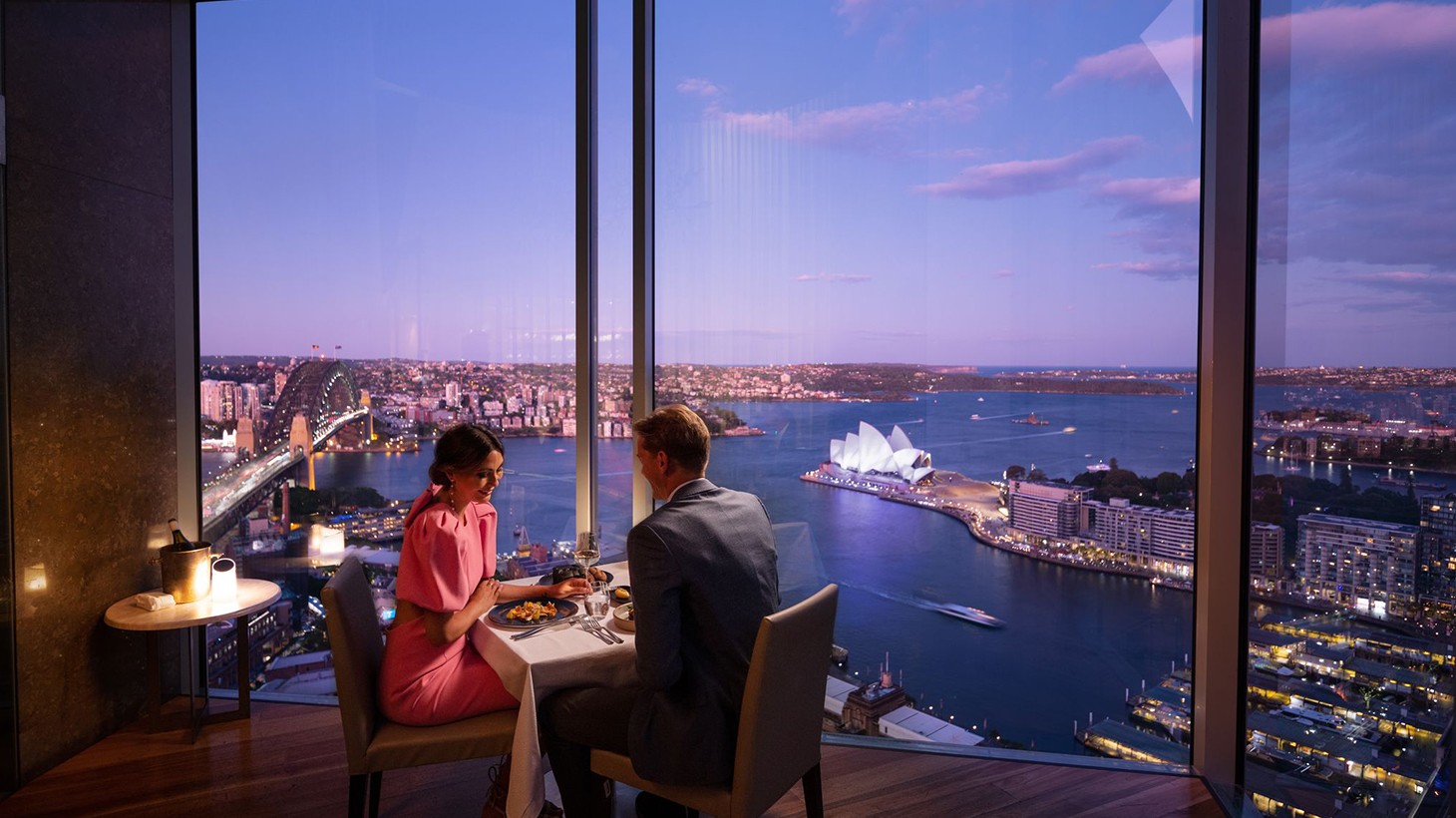 Sydney Gourmet Three Course or Five Course Dinner with Glass of